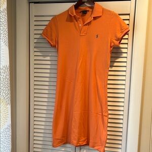 Ralph Lauren Sport Orange Polo Dress